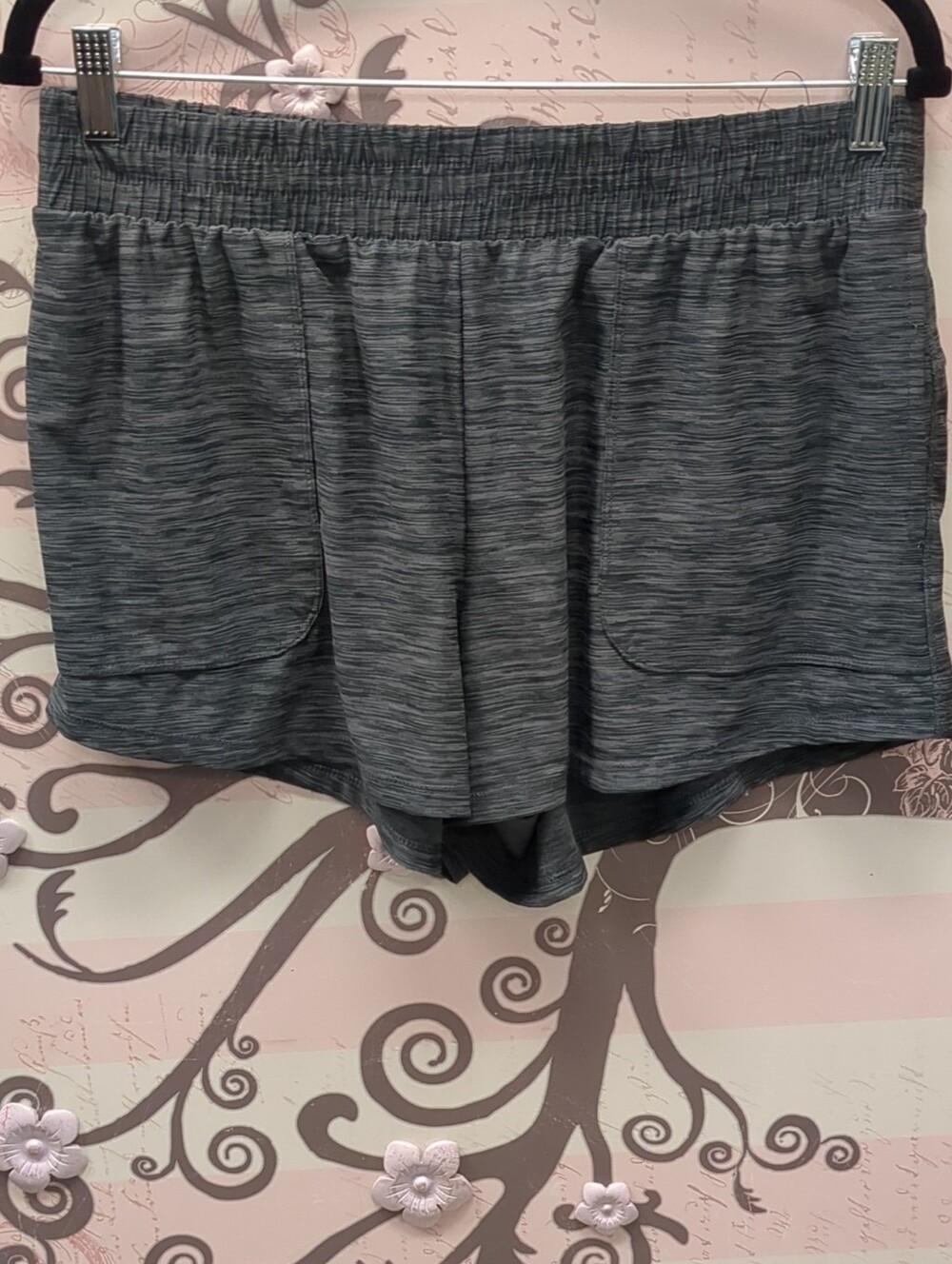 all in motion Heathered Gray Athletic Shorts